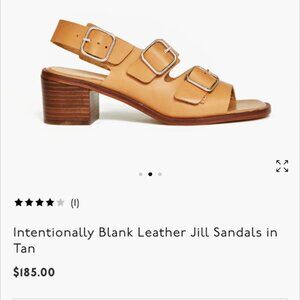 Intentionally Blank Jill Heeled Sandals Tan (40)